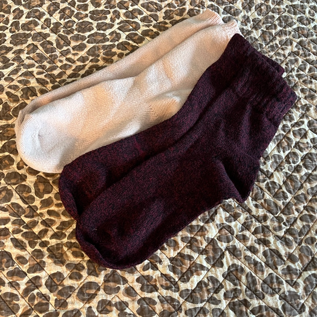 2 Pairs Of Ladies Warm Thick Socks